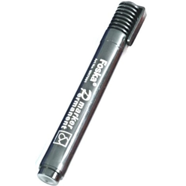 Foska Black Permanent Marker