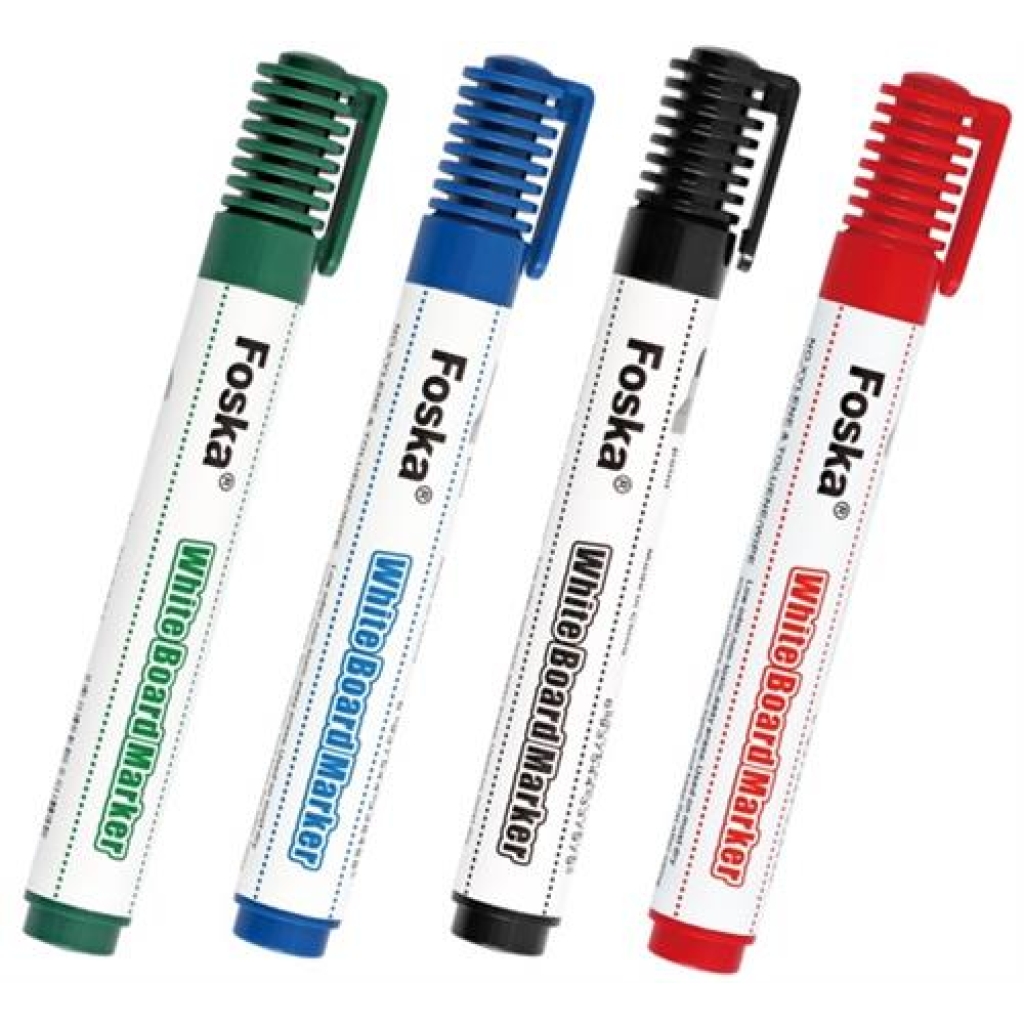 Foska 4 Pack Whiteboard Markers