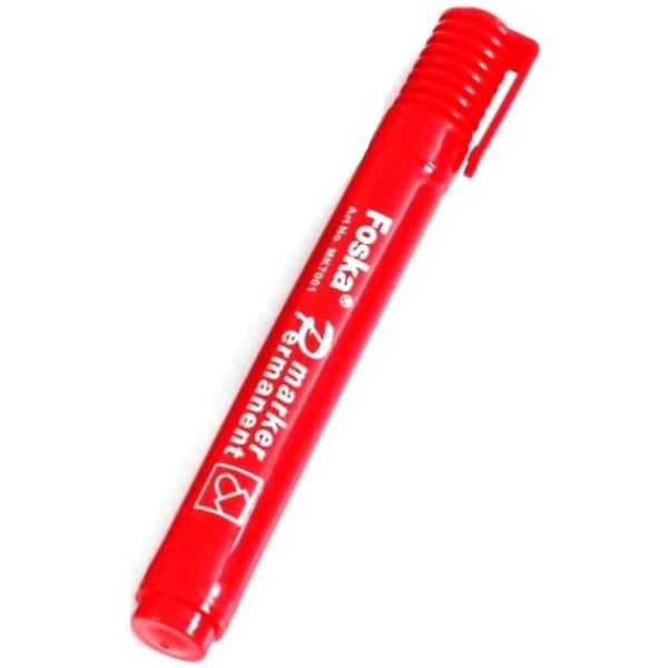 Foska Red Permanent Marker
