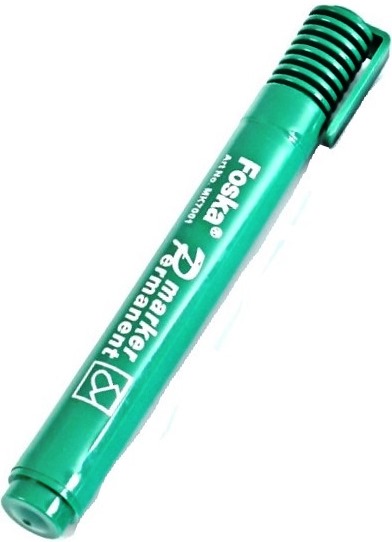 Foska Green Permanent Marker Foska Green Permanent Marker