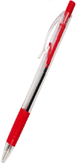 Foska Retractable Red Ball Pen 1.0mm Foska Retractable Red Ball Pen 1.0mm