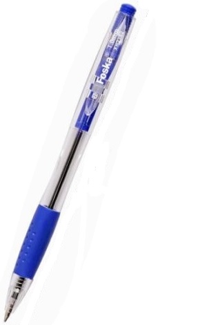 Foska Retractable Blue Ballpen 1.0mm Foska Retractable Blue Ballpen 1.0mm
