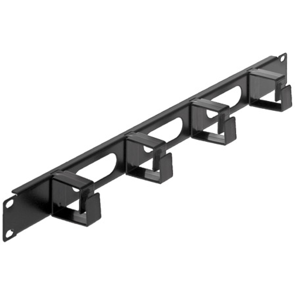 Intellinet 19 Inch 4 Short Rings Cable Management Panel