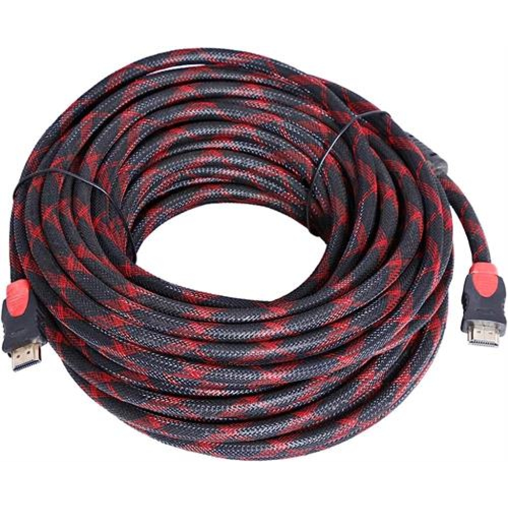 UniQue Braided 5m HDMI to HDMI 19 Pin Cable