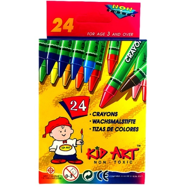 Kidart Wax Crayons 8mm