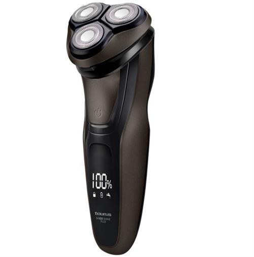 Taurus Cordless Brown 5V Wet and Dry 3 Head Digital Shaver Taurus Cordless Brown 5V Wet and Dry 3 Head Digital Shaver