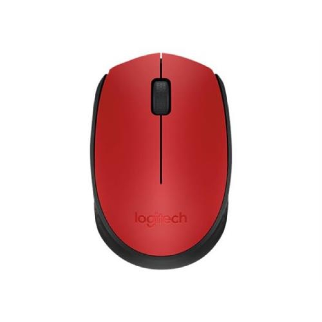 Logitech M171 Optical Wireless Mouse Red