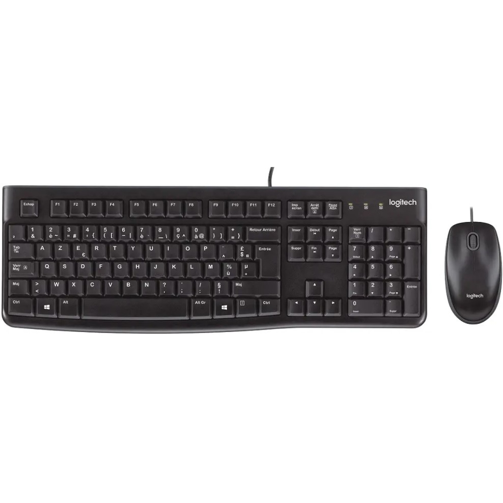 Logitech MK120 Wired Desktop Keyboard And Mouse Combo