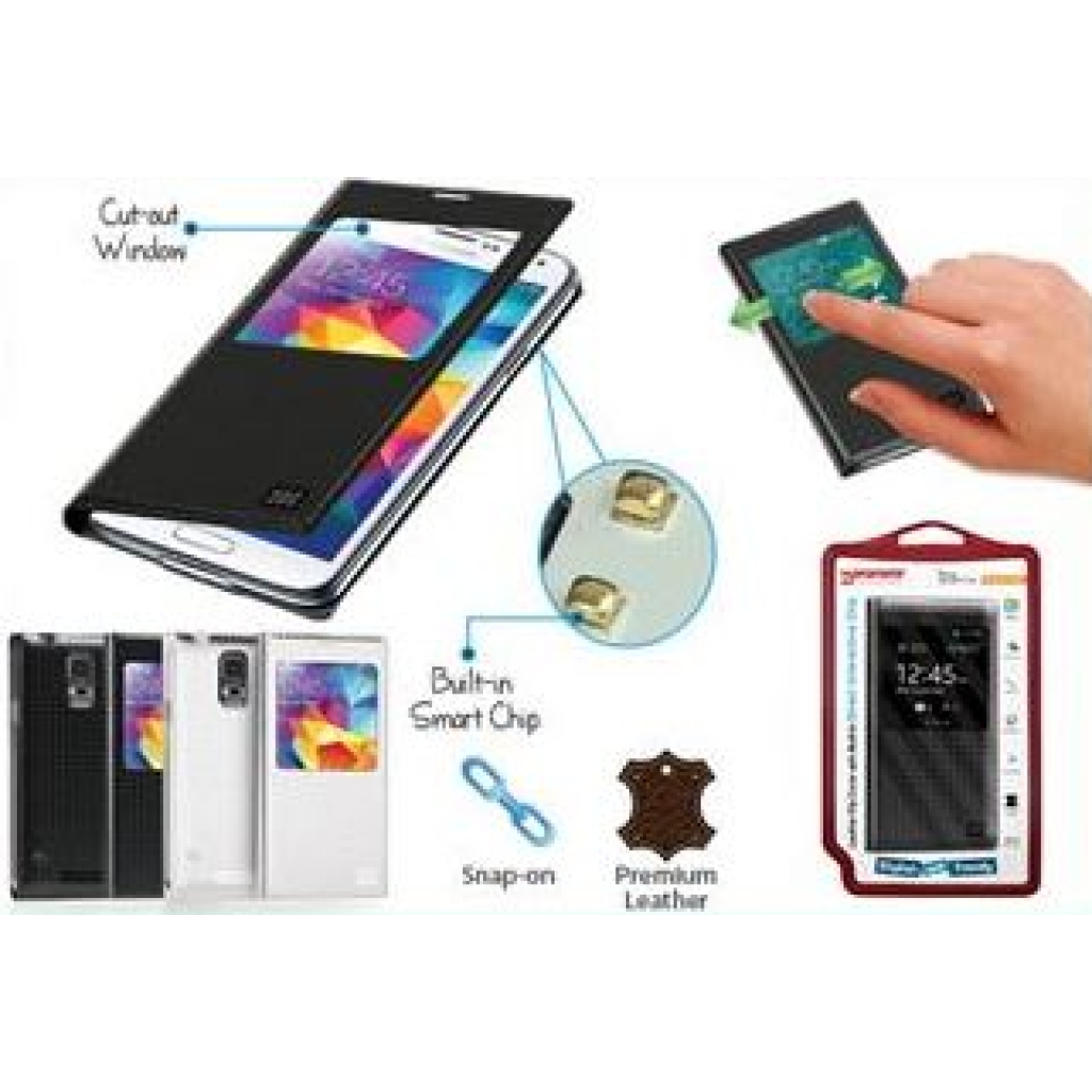 Promate Admin S5 Bookcover with clip Colour:Black