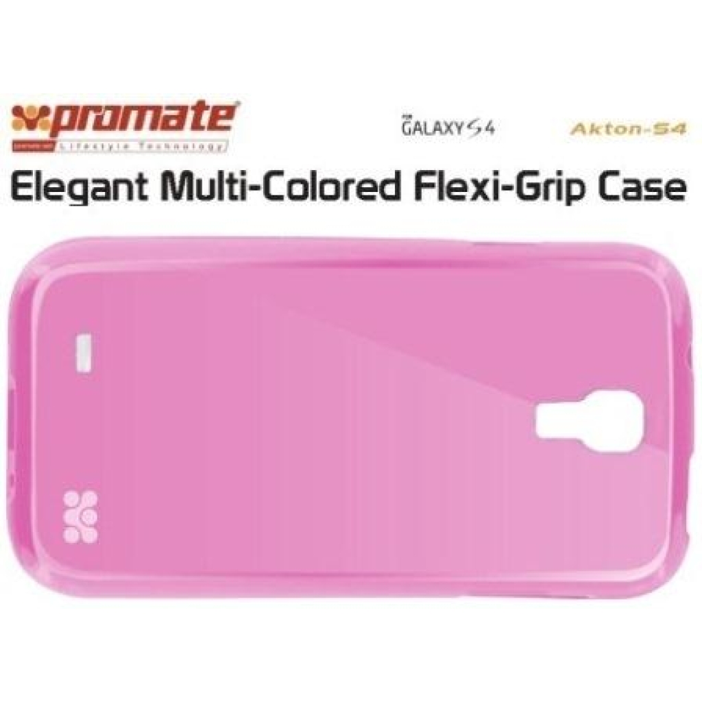 Promate Pink Akton S4-Elegant FlexiGrip Case