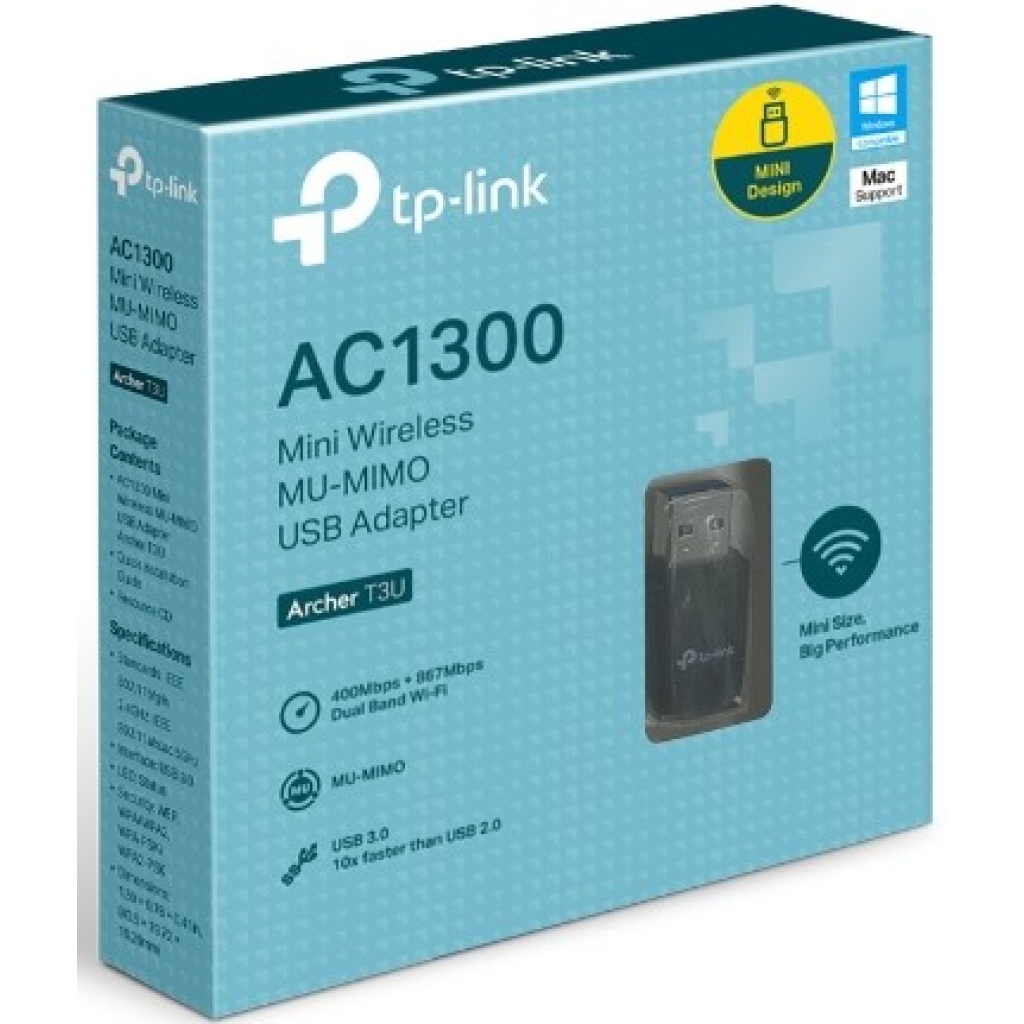 TP Link AC1300 Mini Wireless USB Adapter