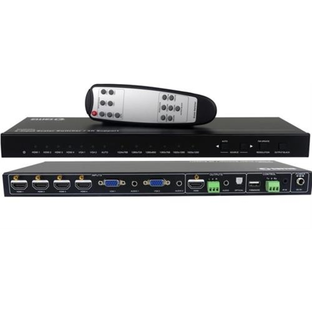 Ellies 6 Input Collaboration Switcher Scaler With 4K HDMI