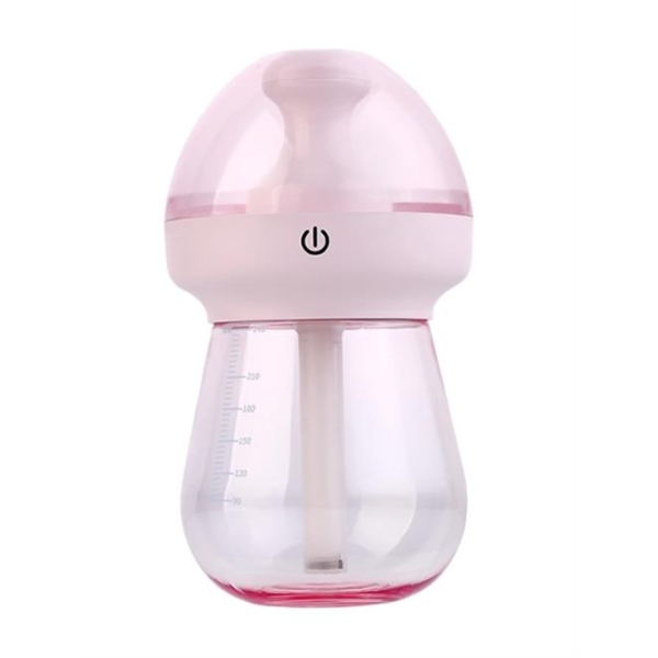 CaseyMilk Pink Feeding Bottle Shaped Multifunctional Portable