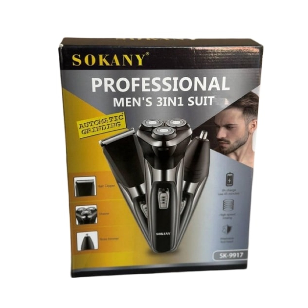 Sokany Pro Mens 3 In 1 Multi Shaver