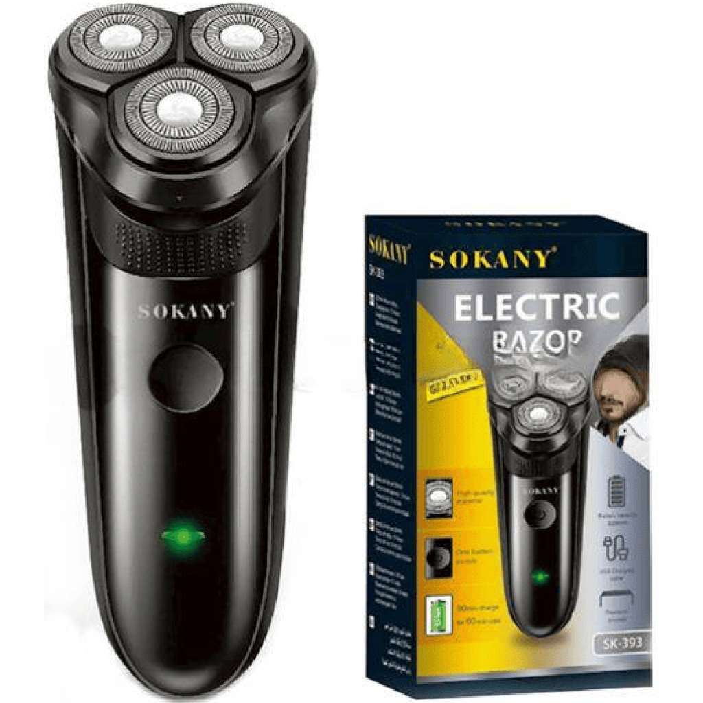 Sokany 3 Head Electric Razer With Trimmer