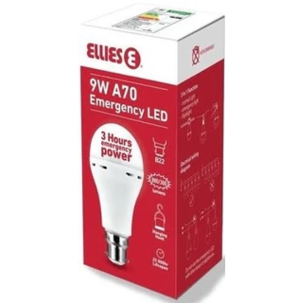Ellies B22 9W A60 FLEM9WB22W Rechargeable Bulb
