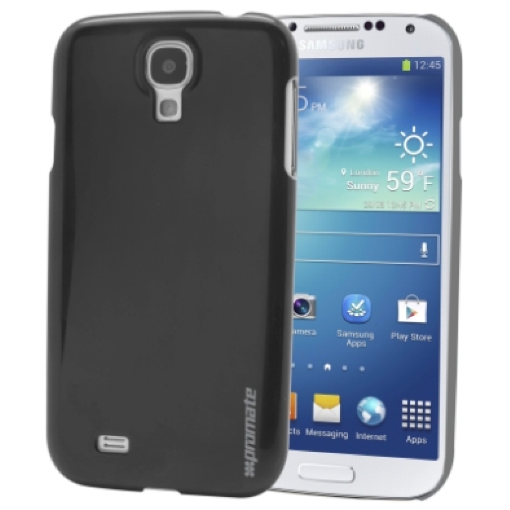 Promate Black Figaro S4 Shiny Custom Fit Shell Case