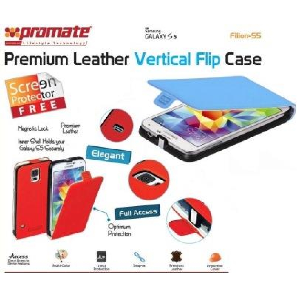 Promate Filion S5 Bookcover Colour: Blue
