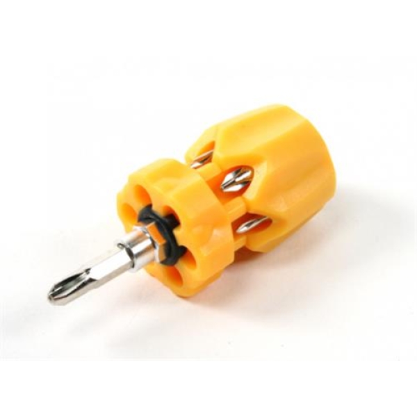Goldtool Yellow 7 In 1 Stubby Phillips Driver Set
