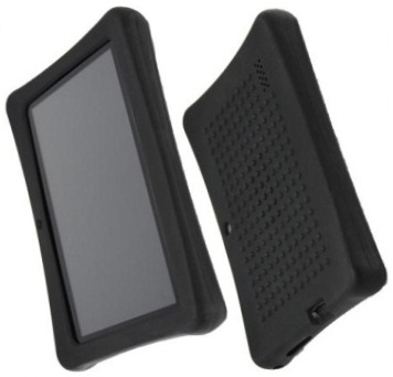 Geeko Black Velocity Tablet Rubber Cover-Desgined Geeko Black Velocity Tablet Rubber Cover-Desgined