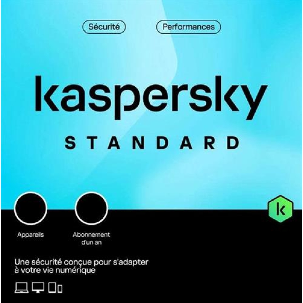 Kaspersky 5 Devices Standard Internet Security Software