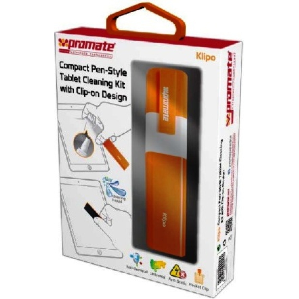 Promate Klipo Compact Pen-Style Tablet cleaning kit