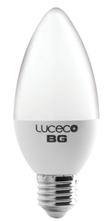 Luceco E14 Candle 3W Warm White 2 Pack LED 200 Lumens Luceco E14 Candle 3W Warm White 2 Pack LED 200 Lumens