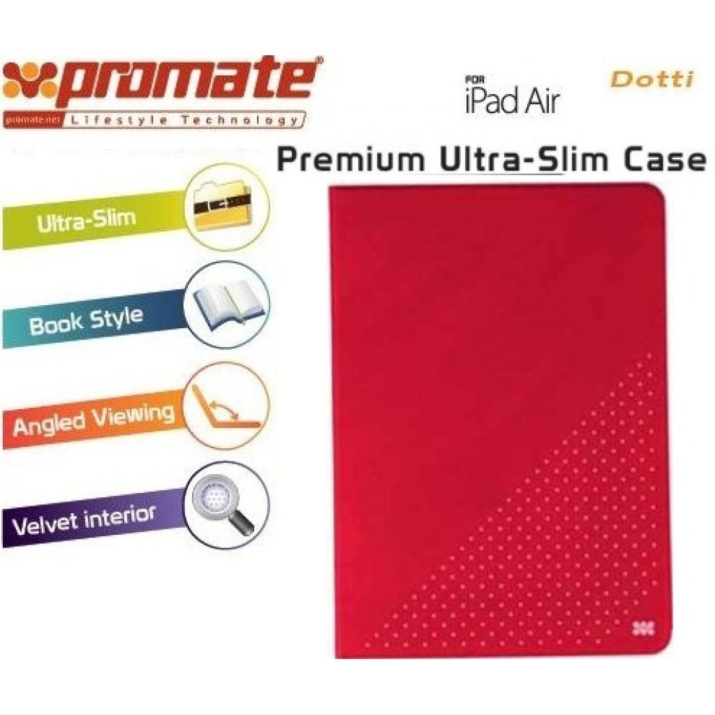 Promate Red Dotti Premium ultra Slim and Sporty Case