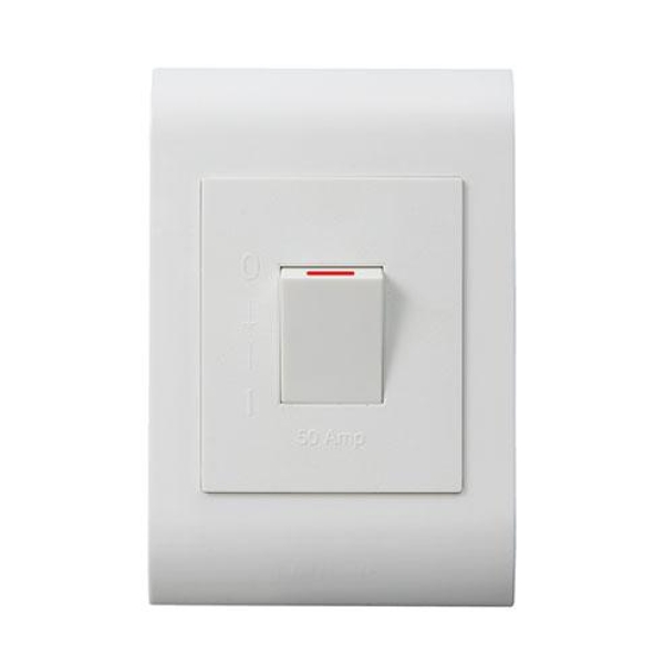 Lesco Pipelli 2 Pole Rectangle Isolator Switch 50A
