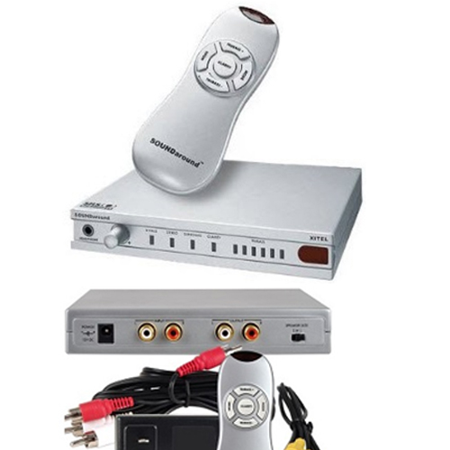 Xitel Sound Around for Xbox 360 DVD Audio from 2 Speakers Xitel Sound Around for Xbox 360 DVD Audio from 2 Speakers