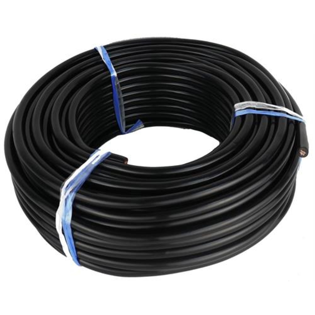 Solarix 16mm2 Battery Power Cable 50 Metre Roll Black