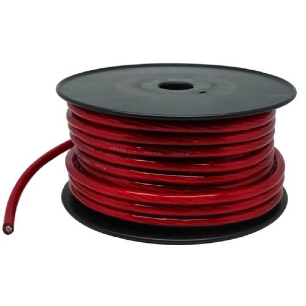 Solarix 16mm2 Battery Power Cable 30 Metre Roll Red