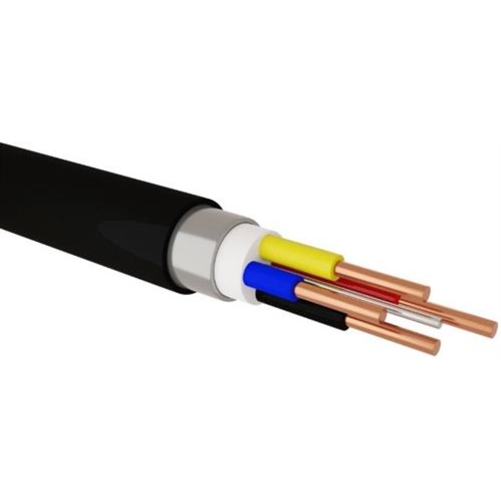 Solarix Surfix Black 4mm 4 Core With Earth Cable