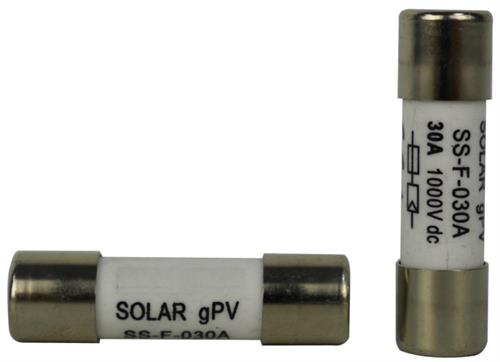 Solarix 30A 38mm x 10mm Solar Photovoltaic Fuse Solarix 30A 38mm x 10mm Solar Photovoltaic Fuse
