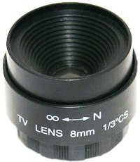 Securnix Lens 8MM Fixed IRIS, Retail Box , No Warranty Securnix Lens 8MM Fixed IRIS, Retail Box , No Warranty