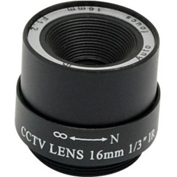 Securnix Lens 16MM Fixed IRIS, Retail Box , No Warranty