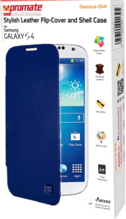 Promate Blue Sansa Samsung Galaxy S4 Shell Case Promate Blue Sansa Samsung Galaxy S4 Shell Case