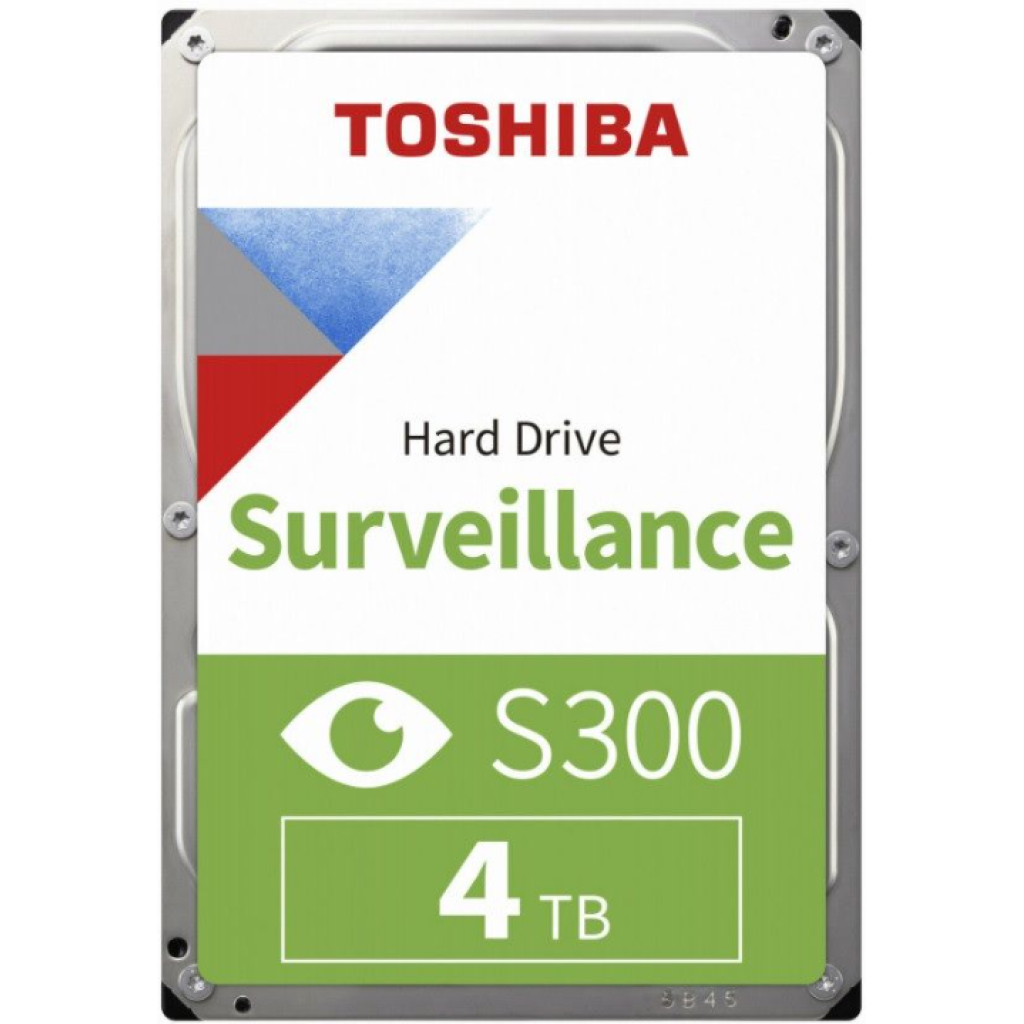 Toshiba S300 3.5 Inch 4TB Surveillance SATA Hard Drive