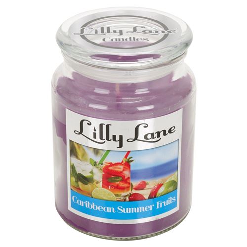 Lilly Lane Caribbean Summer Fruits Scented Candle Large Lilly Lane Caribbean Summer Fruits Scented Candle Large
