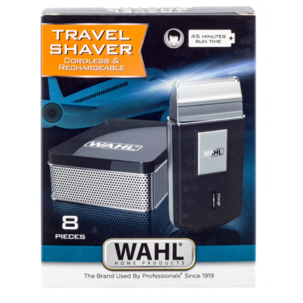 Wahl Rechargeble Travel Shaver Retail Box 1 year warranty