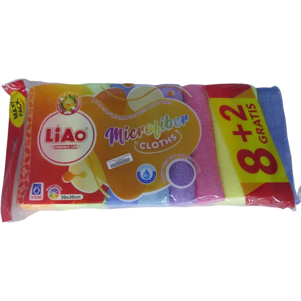 Casey 30 x 30cm 10 Pack Microfiber Cleaning Cloths