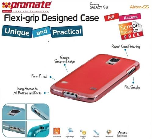 Promate Red Akton S5 Multi-colored flexi-grip Promate Red Akton S5 Multi-colored flexi-grip