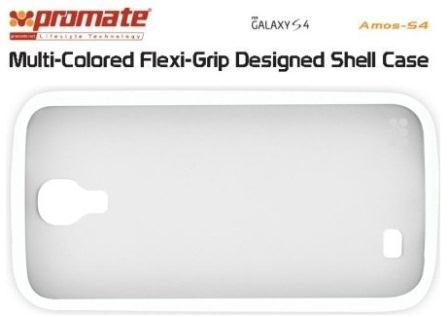 Promate White Amos Samsung Galaxy S4 Shell Case Promate White Amos Samsung Galaxy S4 Shell Case