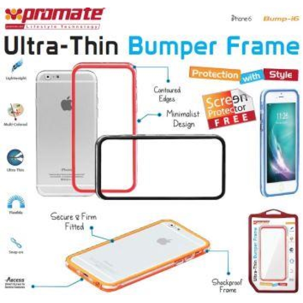 Promate Bump-i6 Ultra-Thin Bumper Case