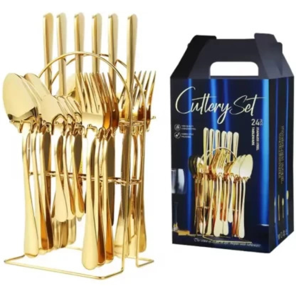 Casey Everyealth Stainless Steel Cutlery 24 Piece Set