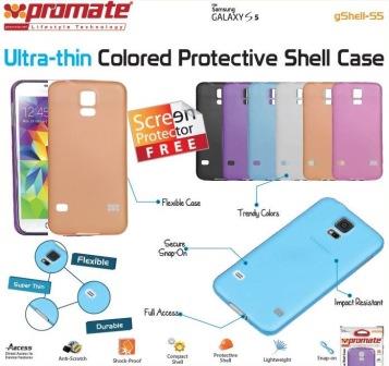 Promate Orange Gshell S5 Ultra-thin Colored Promate Orange Gshell S5 Ultra-thin Colored