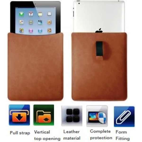 Promate iSlim.3 iPad protective easy pull shamwa leather