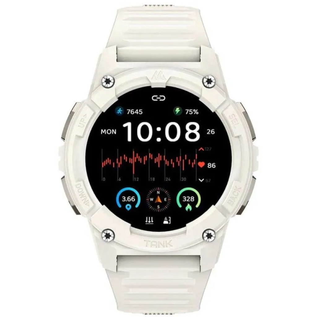 Kospet Tank S2 Ultra 1.32 Inch Amoled White Smartwatch