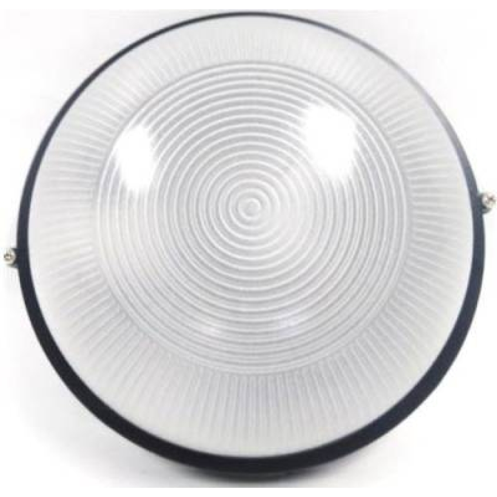Noble Black Pays Round Bulkhead Light Fitting Large
