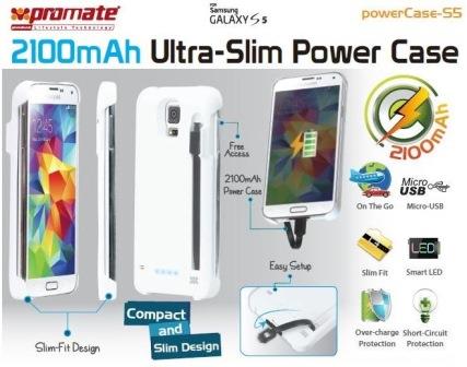 Promate Powercase S5 2100mAh Ultra-Slim Promate Powercase S5 2100mAh Ultra-Slim